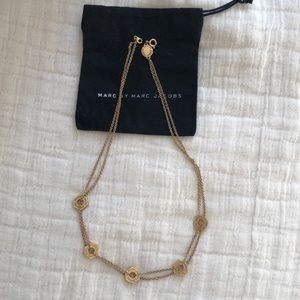 Marc Jacobs Gold Necklace Marc Jacobs Logo